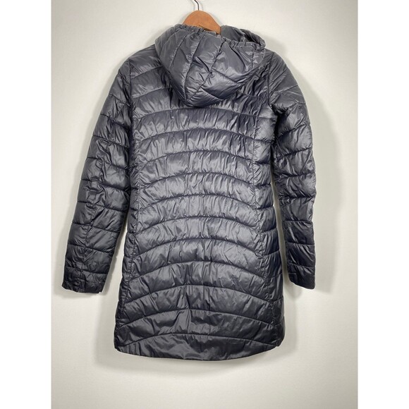 GAP Women’s Long Packable Puffer Coat with Hood – Size Small - Picture 2 of 9